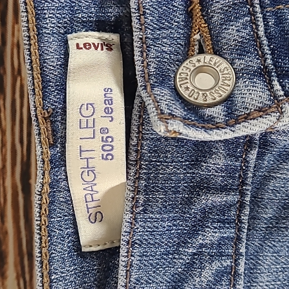 Levi's 505 Straight Leg Women's Blue Jeans